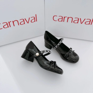 Giày Nữ Cao Gót 5cm Búp Bê Nơ Quai Gài Ngọc Trai - Carnaval Siểu Xinh, Giảm Giá 22% - 400k 9 Giày Nữ Cao Gót 5cm Búp Bê Nơ Quai Gài Ngọc Trai - Carnaval Siểu Xinh, Giảm Giá 22% - 400k 9