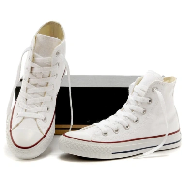 Giày Nữ Cổ Cao Classic AllStar Trắng Thiết kế trẻ trung thời trang siêu thoải mái giá chỉ 829.500đ 8