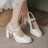 Giày nữ công sở 7 phân da mềm mại cao gót Zuangsuka - Giá 149.000đ