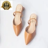 Giày Nữ Đế Bệt Mũi Nhọn Thời Trang Phối Dây EL002 Vàng Bò - Tặng Nước Hoa, 1,4 Triệu
