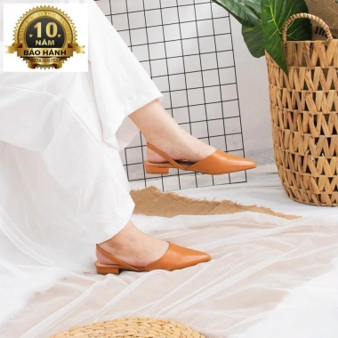Giày Nữ Đế Bệt Mũi Nhọn Thời Trang Phối Dây EL002 Vàng Bò - Tặng Nước Hoa, 1,4 Triệu 3 Giày Nữ Đế Bệt Mũi Nhọn Thời Trang Phối Dây EL002 Vàng Bò - Tặng Nước Hoa, 1,4 Triệu 3