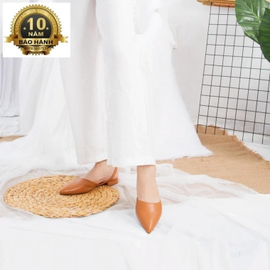 Giày Nữ Đế Bệt Mũi Nhọn Thời Trang Phối Dây EL002 Vàng Bò - Tặng Nước Hoa, 1,4 Triệu 5 Giày Nữ Đế Bệt Mũi Nhọn Thời Trang Phối Dây EL002 Vàng Bò - Tặng Nước Hoa, 1,4 Triệu 5