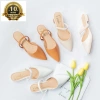 Giày Nữ Đế Bệt Mũi Nhọn Thời Trang Phối Dây EL002 Vàng Bò - Tặng Nước Hoa, 1,4 Triệu 7