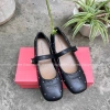 Giày nữ đế cao 3cm mũi vuông đính đá cá tính - Mary Jane búp bê tiểu thư 6.002, full box, giảm còn 269.000đ 10
