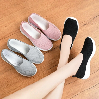 Giày nữ đế phẳng thoáng khí mẫu thuyền thời trang 2.023, giá 607.500 VND, hàng có sẵn