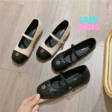Giày Nữ Độn Đế 3cm Da Mềm Hoa Trà Hàng QC Loại 1 Full Hộp - Giá 340k