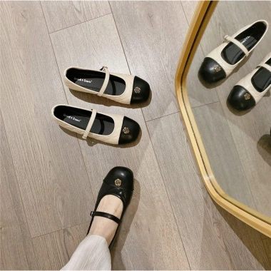 Giày Nữ Độn Đế 3cm Da Mềm Hoa Trà Hàng QC Loại 1 Full Hộp - Giá 340k