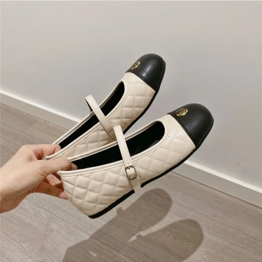 Giày Nữ Độn Đế 3cm Da Mềm Hoa Trà Hàng QC Loại 1 Full Hộp - Giá 340k