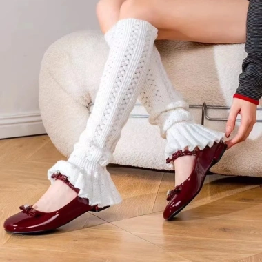 Giày Nữ Mary Jane Đế Thấp Đỏ Bóng CT65 - Phong Cách Công Sở Giá 159.000 VND