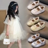 Giày nữ trẻ em PU mềm mại nơ công chúa xinh xắn - Giá ưu đãi 279,689₫