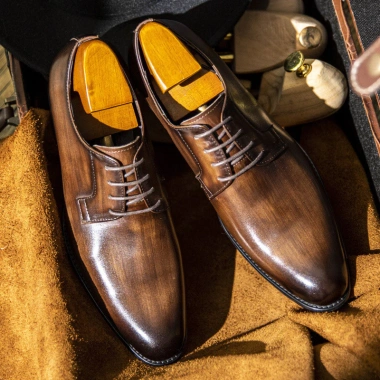 Giày Oxford Nam Da Mềm - Thanh Lịch Công Sở, Đẹp Trai, Phù Hợp Giày Cưới 4