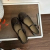 Giày Oxford nữ chân gầy lùi 1 size mũi trơn đính nơ chupy - Giá ưu đãi 119.000₫ 2