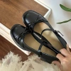 Giày Oxford nữ chân gầy lùi 1 size mũi trơn đính nơ chupy - Giá ưu đãi 119.000₫ 7