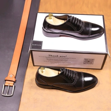 Giày Oxford Tây Nam KAMILUX Đế Phíp Da Bò Nguyên Tấm Lịch Lãm Sang Trọng Giá 666.000 VNĐ