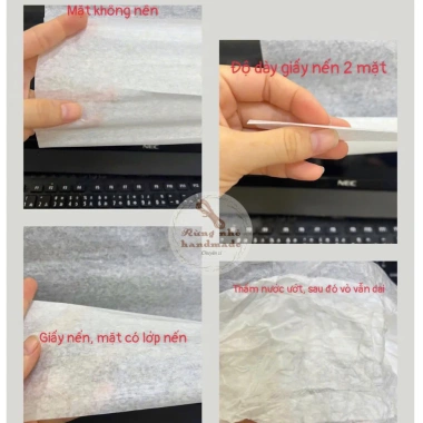 Giấy Pelure Cao Cấp 2 Mặt Mịn Set 50 Tờ Chống Ẩm Đựng Gói Hoa Quà - Tiết Kiệm 2