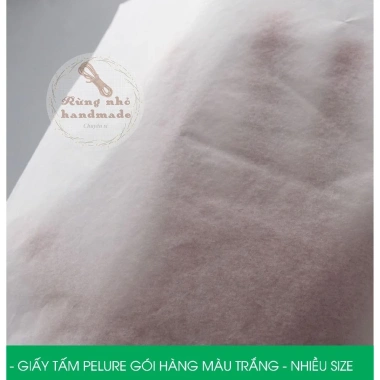 Giấy Pelure Cao Cấp 2 Mặt Mịn Set 50 Tờ Chống Ẩm Đựng Gói Hoa Quà - Tiết Kiệm 9