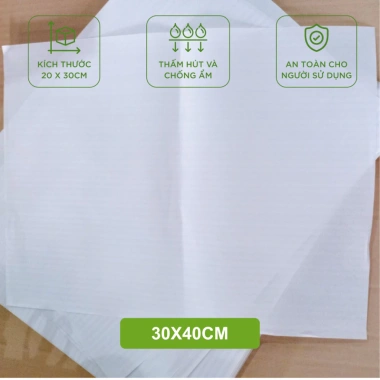 Giấy Pelure Nến Trắng 30gsm 1kg - Định lượng 30g, Size 20x30 30x30 30x40 35x50, Gói Quần Áo và Quà, Giá 59.400₫