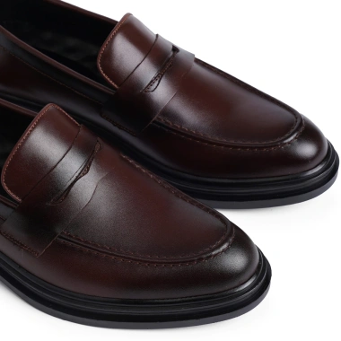 Giày Penny Loafer nam chính hãng cao cấp Fttleather, độn đế nguyên khối tăng chiều cao - Giá 980k 6
