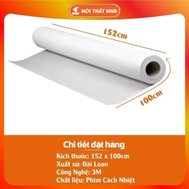 Giấy Phim Dán Kính UV100 - Chống UV 400% Cách Nhiệt 71% Cản Sáng, Chống Chói - 123.500₫ 4