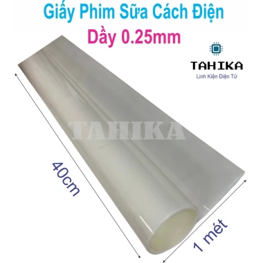 Giấy Phim sữa cách điện 2-3 dem 40x100cm - Hai mặt trắng sữa - TAHIKA giảm còn 20.000đ 6