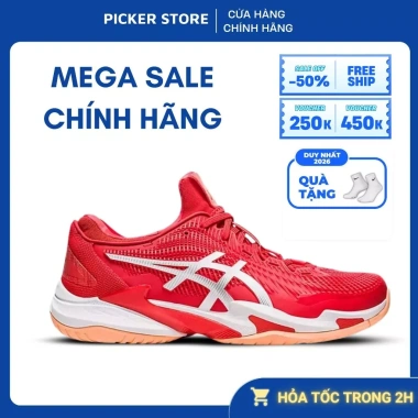 Giày Pickleball Asics Court FF3 Fiery Red White chính hãng - Giá 2.820.000₫