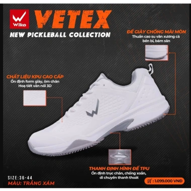 Giày Pickleball Quang Dương Bền Bỉ Êm Ái, Phù Hợp Nam Nữ - Giá ưu đãi 1.099.000₫