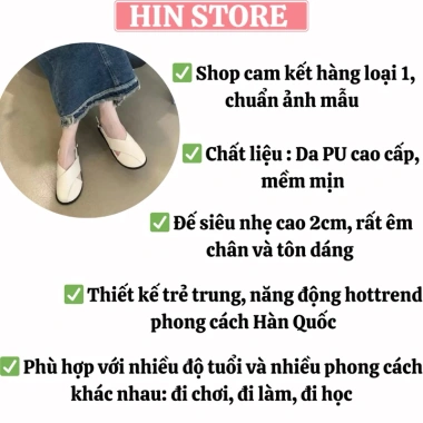 Giày quai hậu nữ sandal đế cao 2cm bít mũi, đi học đi chơi Hàn Quốc MS36 - 185.900 VND