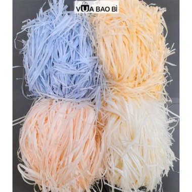 Giấy Rơm 100g Lót Hộp Quà Tặng Cắt Sẵn Chống Sốc Vua Bao Bì