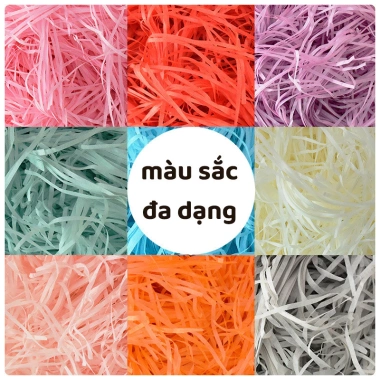 Giấy rơm 100gr Trang trí hộp quà, lót sản phẩm handmade - Chỉ 25.000 VND (giá gốc 32.000) 2 Giấy rơm 100gr Trang trí hộp quà, lót sản phẩm handmade - Chỉ 25.000 VND (giá gốc 32.000) 2