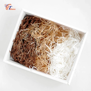 Giấy rơm chống sốc lót hộp quà 1kg - Trang trí đẹp, giá chỉ 16.660₫