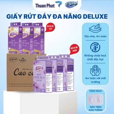 Giấy Rút Đáy Đa Năng Elene 4 Lớp Cao Cấp, Mềm Mịn, An Toàn Combo 8 Gói Giá Ưu Đãi