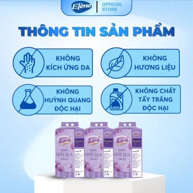 Giấy Rút Đáy Đa Năng Elene 4 Lớp Cao Cấp Mềm Mịn An Toàn Giá 111.600₫ 4