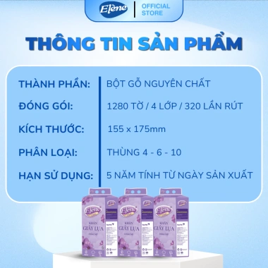 Giấy Rút Đáy Đa Năng Elene 4 Lớp Cao Cấp Mềm Mịn An Toàn Giá 111.600₫ 8