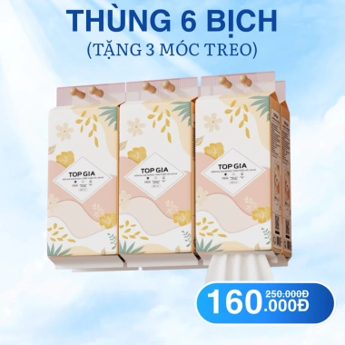 Giấy Rút Đáy Treo Tường Topgia Siêu Dày, Lớn, An Toàn, Tiện Lợi, Tặng Móc Treo 10
