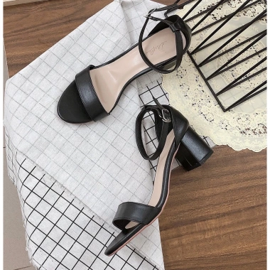Giày sandal 5 phân mũi tròn bít hậu thời trang Hàn Quốc 2.022 - Giá chỉ 215.600đ