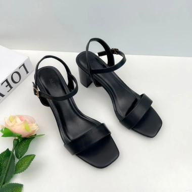 Giày Sandal Cao Gót Nữ 7p Đế Vuông - Guốc Quai Ngang Basic NUDDO N702 Giá 329k