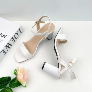 Giày Sandal Cao Gót Nữ 7p Đế Vuông - Guốc Quai Ngang Basic NUDDO N702 Giá 329k