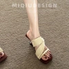 Giày sandal cao gót nữ hai dây, mũi vuông, đế nêm đa năng - Giá ưu đãi 210.960₫