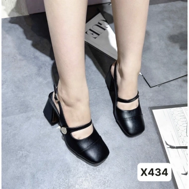 Giày sandal công sở Mona X434 cao gót mũi vuông 7p - Giá ưu đãi 335.000 VND 6 Giày sandal công sở Mona X434 cao gót mũi vuông 7p - Giá ưu đãi 335.000 VND 6