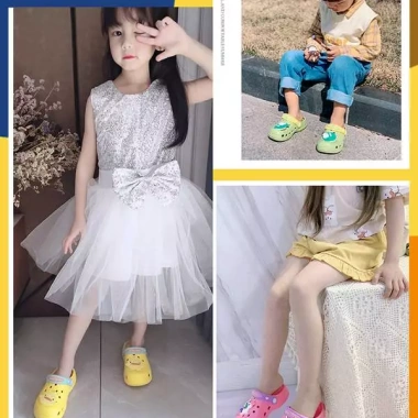 Giày sandal cross CHEERFUL MARIO đế mềm chống trượt thời trang đi biển bé 1-12 tuổi 88.900₫ 9