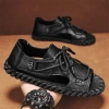 Giày sandal da La Mã nam mùa hè 2.025 đế mềm không trơn trượt thích hợp đi biển lái xe ngày thường giảm 23% 6