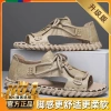 Giày sandal da La Mã nam mùa hè 2.025 đế mềm không trơn trượt thích hợp đi biển lái xe ngày thường giảm 23% 10