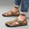 Giày sandal da thoáng khí thời trang nam - Đi biển nhẹ nhàng, chỉ 420.000₫ 2
