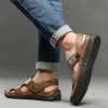 Giày sandal da thoáng khí thời trang nam - Đi biển nhẹ nhàng, chỉ 420.000₫ 4