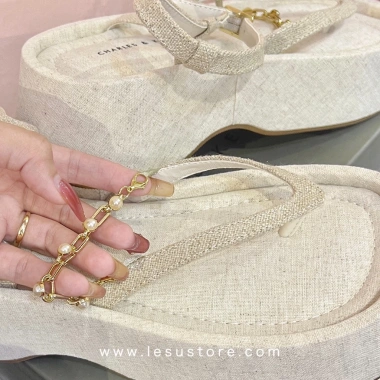 Giày sandal đế xuồng xỏ ngón - Ảnh tự chụp, giá 510.000đ, giảm 122.400đ, thoải mái