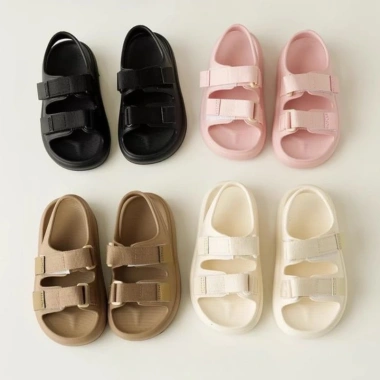 Giày sandal Mario cho bé trai, bé gái - Đen velcro, đế mềm, chống trơn trượt, thoáng khí mùa hè 3 Giày sandal Mario cho bé trai, bé gái - Đen velcro, đế mềm, chống trơn trượt, thoáng khí mùa hè 3