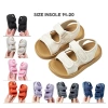 Giày sandal Mario quai hậu vải an toàn cho trẻ sơ sinh – Đệm êm, không gây hại, giá chỉ 180.600₫