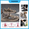 Giày sandal nam buộc dây dệt, đế rỗng dày, chống mài mòn, đi biển - 179.000₫