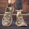Giày sandal nam buộc dây dệt, đế rỗng dày, chống mài mòn, đi biển - 179.000₫ 7