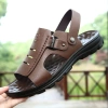 Giày sandal nam da mềm 2.024 phong cách mới mùa hè, đế đi biển thời trang - Giá 227.741₫ 6